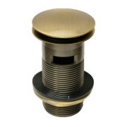 Донний клапан для раковини McAlpine click-clack 1¼ латунь антична бронза CW60-AB