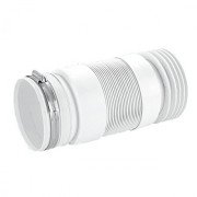 Гнучке підключення до каналізації McAlpine розтяжне L260-420 мм без фланцевої прокладки з металевим хомутом WC-F23RJ