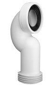 Коліно для унітазу McAlpine 90° поліпропілен білий HC42
