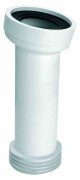 Коліно для унітазу McAlpine під кутом 14° із ущільнювачем поліпропілен білий WC-CON7