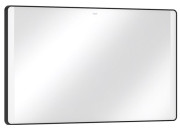 Зеркало для ванной Hansgrohe Xarita Lite Q 120х70 см с боковой LED-подсветкой черный матовый 54965670