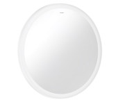 Зеркало для ванной Hansgrohe Xarita Lite S ⌀70 см с круговой LED-подсветкой белый матовый 54966700