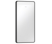 Дзеркало Hansgrohe Xarita Lite Q 36х70 см з горизонтальним LED-підсвічуванням та ІЧ-датчиком чорний матовий 54968670