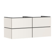 Тумба под раковину подвесная Hansgrohe Xilesa E 137,5х55 см МДФ песочно-бежевый матовый 54306780