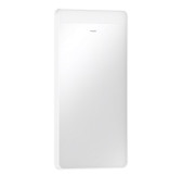 Зеркало для ванной Hansgrohe Xarita Lite Q 36х70 см с горизонтальной LED-подсветкой белый матовый 54955700