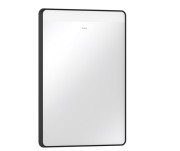 Дзеркало для ванної Hansgrohe Xarita Lite Q 50х70 см із горизонтальним LED-підсвічуванням чорний матовий 54956670