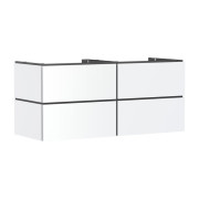 Тумба под раковину подвесная Hansgrohe Xilesa E 137,5х55 см МДФ матовый белый 54305700