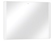 Зеркало для ванной Hansgrohe Xarita Lite Q 100х70 см с боковой LED-подсветкой белый матовый 54964700