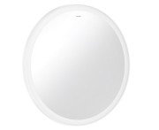 Зеркало для ванной Hansgrohe Xarita Lite S ⌀70 см с круговой LED-подсветкой белый матовый 54966700