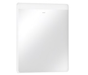 Дзеркало Hansgrohe Xarita Lite Q 60х70 см з горизонтальним LED-підсвічуванням та ІЧ-датчиком білий матовий 54970700