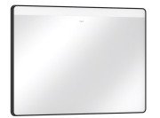 Зеркало Hansgrohe Xarita Lite Q 100х70 см с горизонтальной LED-подсветкой и ИК-датчиком черный матовый 54972670