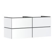 Тумба под раковину подвесная Hansgrohe Xilesa E 137,5х55 см МДФ матовый белый 54306700