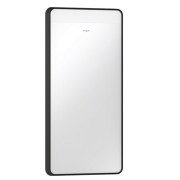 Зеркало для ванной Hansgrohe Xarita Lite Q 36х70 см с горизонтальной LED-подсветкой черный матовый 54955670