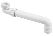 Подовжувач для сифона для кухонної мийки McAlpine L-320 мм 1½ х 1½ поліпропілен білий HC13-LI
