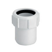 Редукція McAlpine з одним різьбленням 50х32 мм поліпропілен білий 5032J-WH
