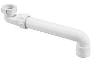 Удлинитель для сифона для кухонной мойки McAlpine L-320 мм 1½ х 1½ полипропилен белый HC13-LI