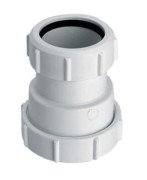 Редукція McAlpine з двома різьбленнями 32х40 мм поліпропілен білий 3240H-WH