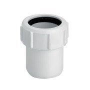Редукція McAlpine з одним різьбленням 40х32 мм поліпропілен білий 4032J-WH