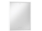 Зеркало Hansgrohe Xarita E 60,6х70,6 см с LED-подсветкой и датчиком прикосновения белый матовый 54988700