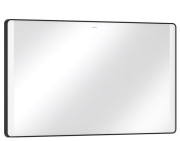 Зеркало Hansgrohe Xarita Lite Q 120х70 см с боковой LED-подсветкой и ИК-датчиком черный матовый 54978670