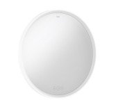 Дзеркало Hansgrohe Xarita S ⌀70 см з LED-підсвічуванням та датчиком дотику білий матовий 54982700