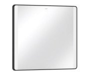 Дзеркало Hansgrohe Xarita Lite Q 80х70 см з боковим LED-підсвічуванням та ІЧ-датчиком чорний матовий 54976670