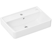Раковина для ванної Hansgrohe Xanuia Q Compact 55х37 см з отвором та переливом кераміка білий 60209450