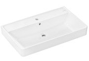 Раковина для ванной Hansgrohe Xanuia Q 80х48 см c отверстием и переливом керамика белый 60225450
