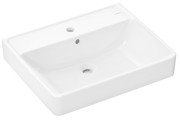 Раковина для ванной Hansgrohe Xanuia Q 60х48 см c отверстием и переливом керамика SmartClean белый 61010450