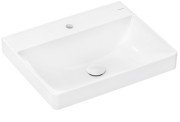 Раковина для ванной Hansgrohe Xelu Q 60х48 см c отверстием без перелива керамика SmartClean белый 61016450