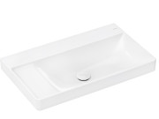 Раковина Hansgrohe Xelu Q 80х48 см полиця зліва без отворів без переливу кераміка SmartClean білий 61035450