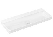 Раковина для ванной Hansgrohe Xelu Q 120х48 см без отверстия и без перелива керамика SmartClean белый 61043450