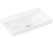 Раковина Hansgrohe Xelu Q 80х48 см полиця праворуч без отворів без переливу кераміка SmartClean білий 61029450