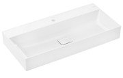 Раковина для ванной Hansgrohe Xevolos E 100х48 см с отверстием без перелива керамика SmartClean белый 61102450