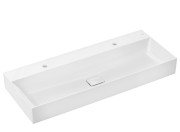 Раковина для ванної Hansgrohe Xevolos E 120х48 см із 2 отворами кераміка SmartClean білий 61104450