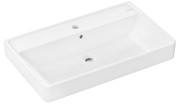 Раковина для ванной Hansgrohe Xanuia Q 80х48 см c отверстием и переливом керамика SmartClean белый 61136450