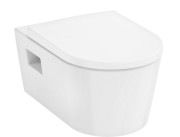 Унітаз підвісний Hansgrohe EluPura Original S 36х54 см із кришкою кераміка SmartClean білий 61180450
