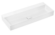Раковина для ванной Hansgrohe Xevolos E 120х48 см без отверстия без перелива керамика SmartClean белый 61105450