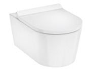 Унітаз підвісний Hansgrohe EluPura S 36х54 см із кришкою кераміка SmartClean білий 61115450