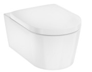 Унітаз підвісний Hansgrohe EluPura Q 36х54 см із кришкою кераміка SmartClean білий 61119450