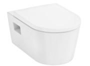 Підвісний унітаз Hansgrohe EluPura Original S AquaChannel Flush 36х54 см з кришкою кераміка білий 60207450
