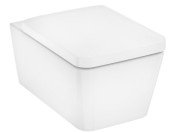 Підвісний унітаз Hansgrohe EluPura S AquaFall Flush 36х54 см з кришкою кераміка білий 60293450