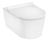 Унітаз підвісний Hansgrohe EluPura S 36х54 см із кришкою кераміка HygieneEffect білий 62025450