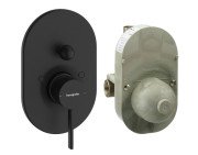 Смеситель для душа Hansgrohe Zesis S встраиваемый однорычажный черный матовый 74418670