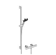 Термостат для душу Hansgrohe Ecostat Element із душовим набором Pulsify Select S EcoSmart хром 24271000