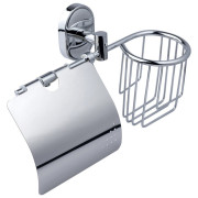 Тримач для туалетного паперу та освіжувача повітря Kroner KRM Elbe-ACC2903-1 хром CV022854