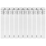 Радіатор опалення Kroner Serene 500М 500/80/96 10 секцій біметал білий CV034120