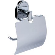 Тримач для туалетного паперу Kroner KRM Elbe-ACC2903 з кришкою хром CV022853