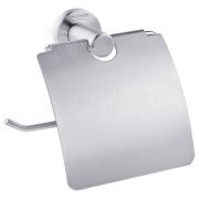 Тримач для туалетного паперу Kroner KRP Edelstahl Klassisch-ESG3703 із кришкою нікель CV025646