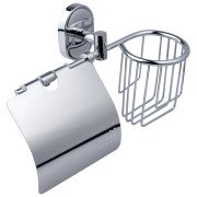 Тримач для туалетного паперу та освіжувача повітря Kroner KRM Elbe-ACC2903-1 хром CV022854